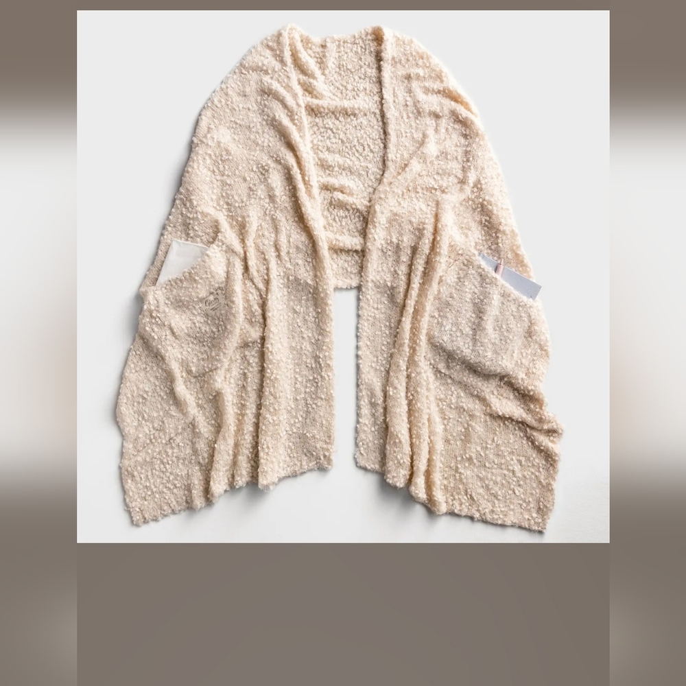 Demdaco Textured Cardigan in Soft Pinl